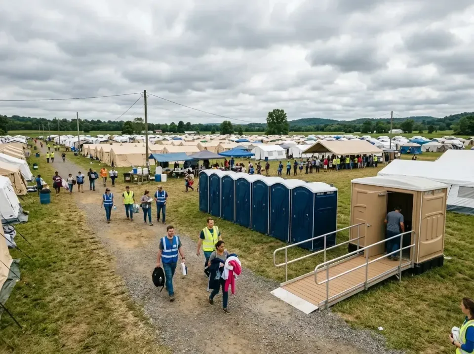 disaster-relief-camp-restrooms-010 — frequently asked questions, Dumpster & Portable Bathrooms Rental in Overland, MO